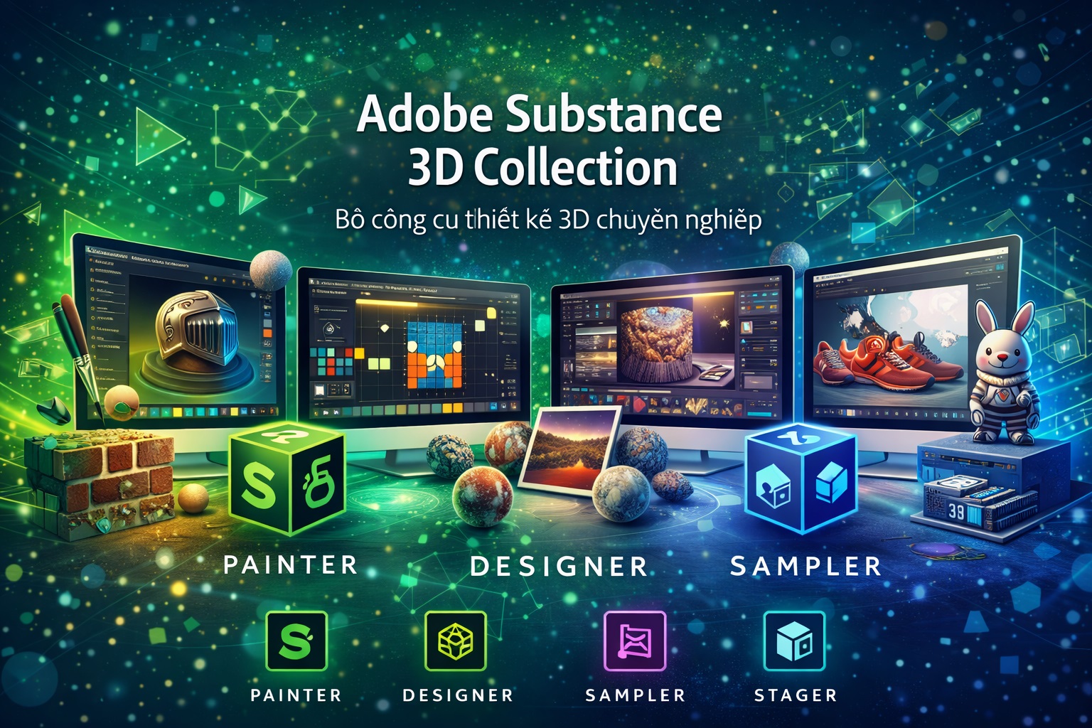 Bộ công cụ Adobe Substance 3D Collection (Redeem)